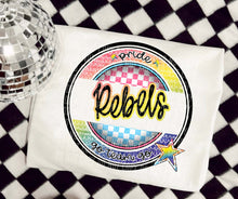 Load image into Gallery viewer, Pride Go Team Go Rainbow Checkered Mascots DROPDOWN TRANSFER CAP

