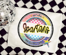 Load image into Gallery viewer, Pride Go Team Go Rainbow Checkered Mascots DROPDOWN TRANSFER CAP
