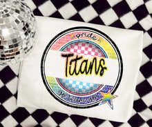 Load image into Gallery viewer, Pride Go Team Go Rainbow Checkered Mascots DROPDOWN TRANSFER CAP
