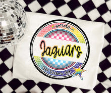 Load image into Gallery viewer, Pride Go Team Go Rainbow Checkered Mascots DROPDOWN TRANSFER CAP

