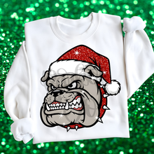 Load image into Gallery viewer, Mascot Faux Glitter Santa Hat DROPDOWN TRANSFER PARJO OCT 25
