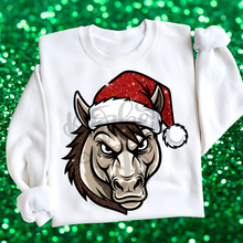 Load image into Gallery viewer, Mascot Faux Glitter Santa Hat DROPDOWN TRANSFER PARJO OCT 25

