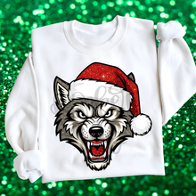 Load image into Gallery viewer, Mascot Faux Glitter Santa Hat DROPDOWN TRANSFER PARJO OCT 25
