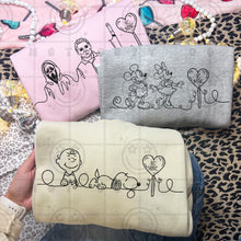 Load image into Gallery viewer, Be Mine Heart Lollipop Doodle Character DROPDOWN TRANSFER HMWK NOV 25
