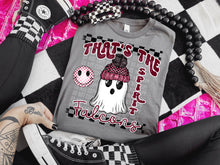 Load image into Gallery viewer, That’s The Spirit Colored Ghost Mascot DROPDOWN TRANSFER CAP
