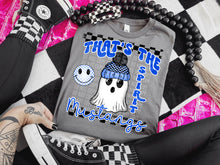 Load image into Gallery viewer, That’s The Spirit Colored Ghost Mascot DROPDOWN TRANSFER CAP
