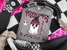Load image into Gallery viewer, That’s The Spirit Colored Ghost Mascot DROPDOWN TRANSFER CAP
