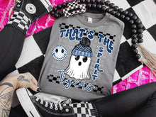 Load image into Gallery viewer, That’s The Spirit Colored Ghost Mascot DROPDOWN TRANSFER CAP
