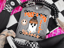 Load image into Gallery viewer, That’s The Spirit Colored Ghost Mascot DROPDOWN TRANSFER CAP
