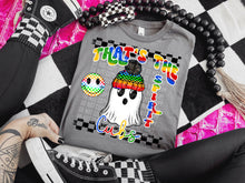 Load image into Gallery viewer, That’s The Spirit Rainbow Ghost Mascot DROPDOWN TRANSFER CAP
