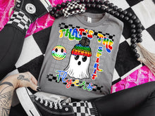 Load image into Gallery viewer, That’s The Spirit Rainbow Ghost Mascot DROPDOWN TRANSFER CAP
