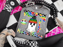 Load image into Gallery viewer, That’s The Spirit Rainbow Ghost Mascot DROPDOWN TRANSFER CAP
