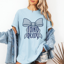 Load image into Gallery viewer, Blue Prepster Bow Grades Distressed DROPDOWN TRANSFER PARJO JULY 25
