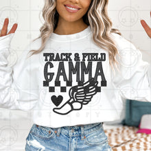 Load image into Gallery viewer, Track &amp; Field Title Faux Embroidery Dropdown TRANSFER HMWK FEB 25
