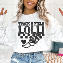 Load image into Gallery viewer, Track &amp; Field Title Faux Embroidery Dropdown TRANSFER HMWK FEB 25
