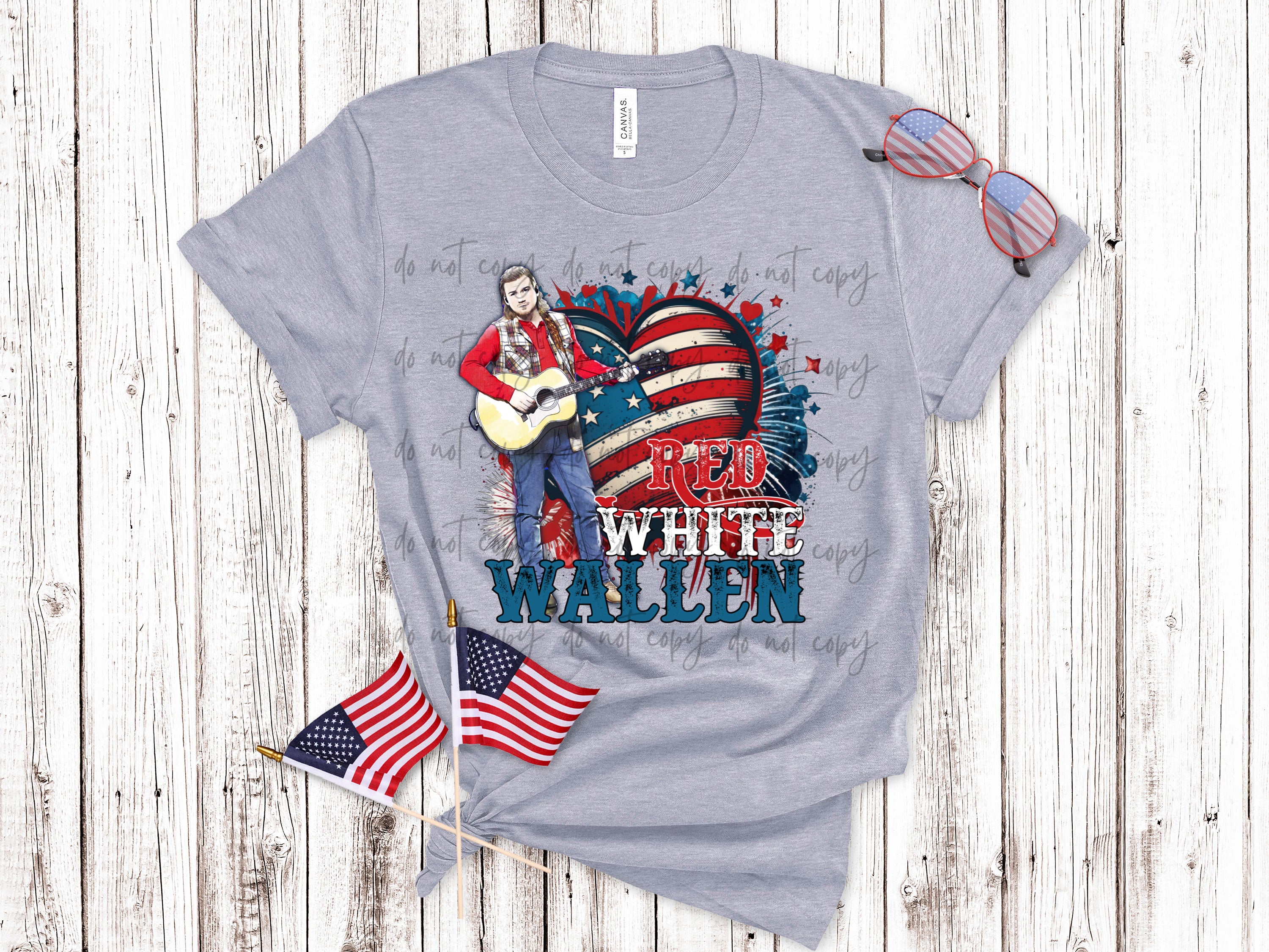 Red, White, Morgan TRANSFER – Sassy Sublimation & Screen Prints