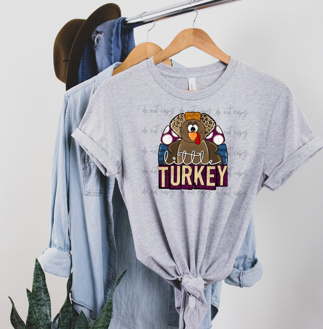 Little Turkey Purple TRANSFER