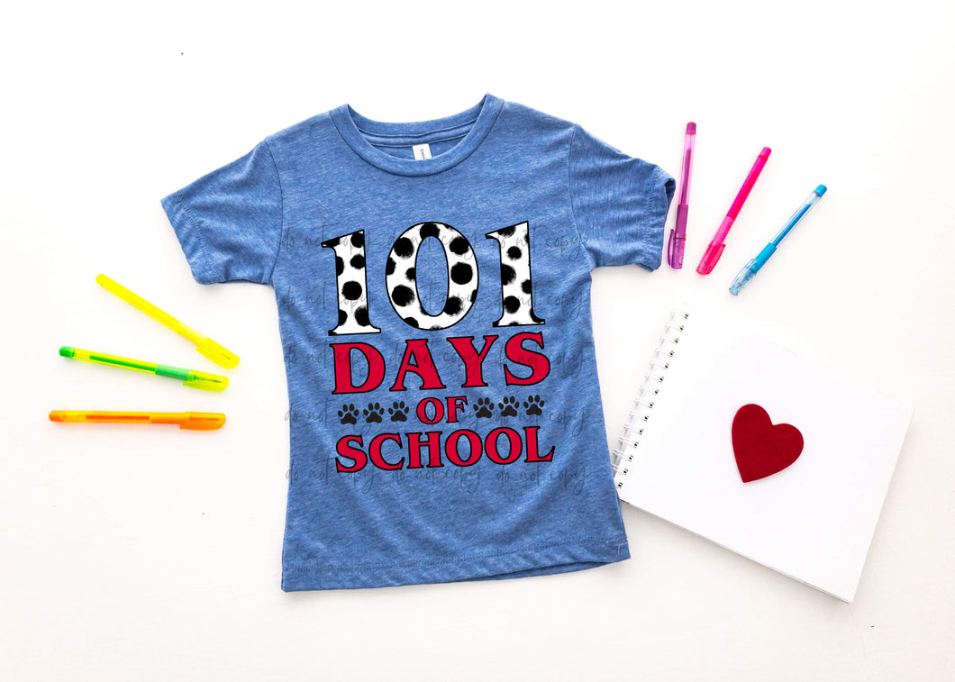 101 Days Of School Dalmatian TRANSFER