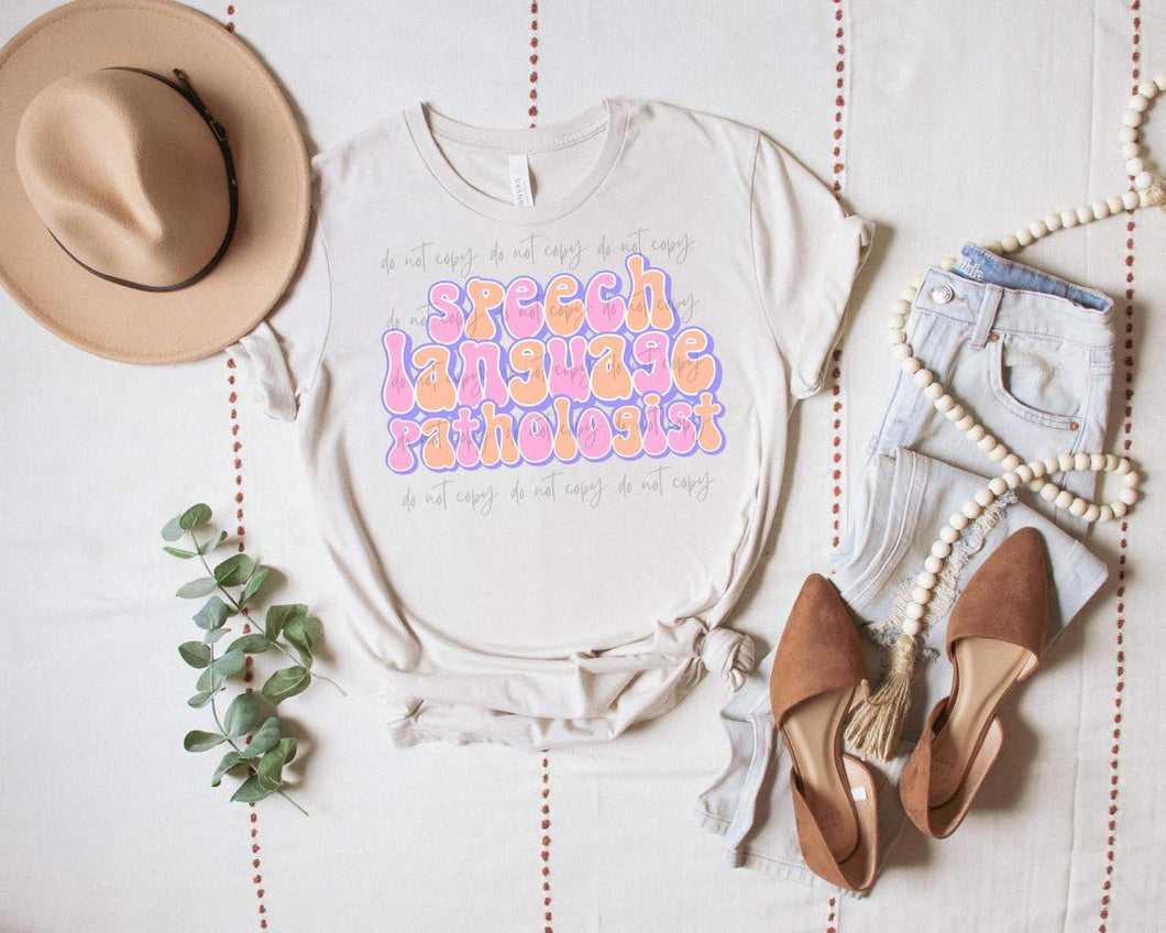 Pink Retro Speech Language Pathologist TRANSFER