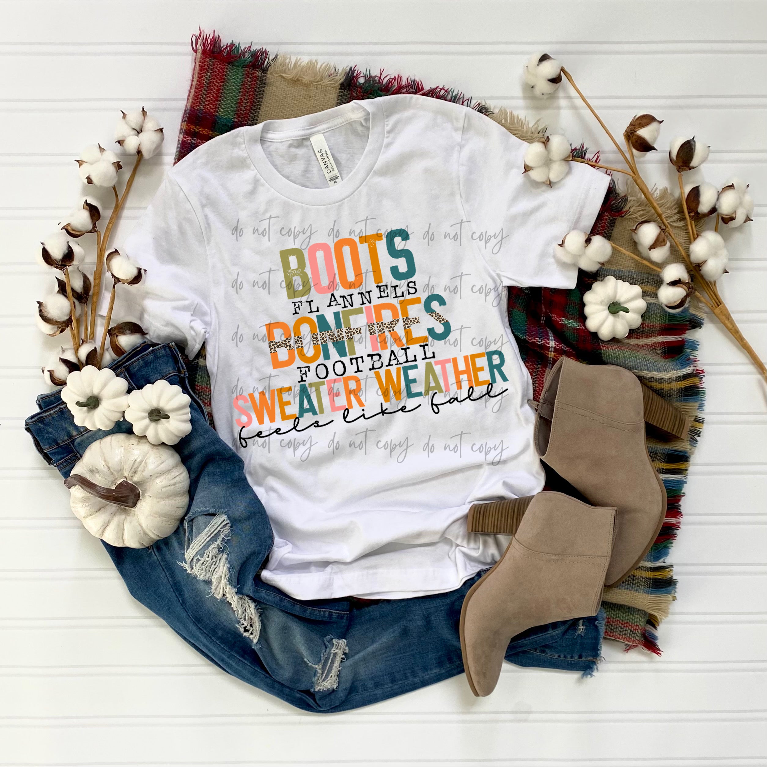 Boots Flannel Bonfire TRANSFER – Sassy Sublimation & Screen Prints