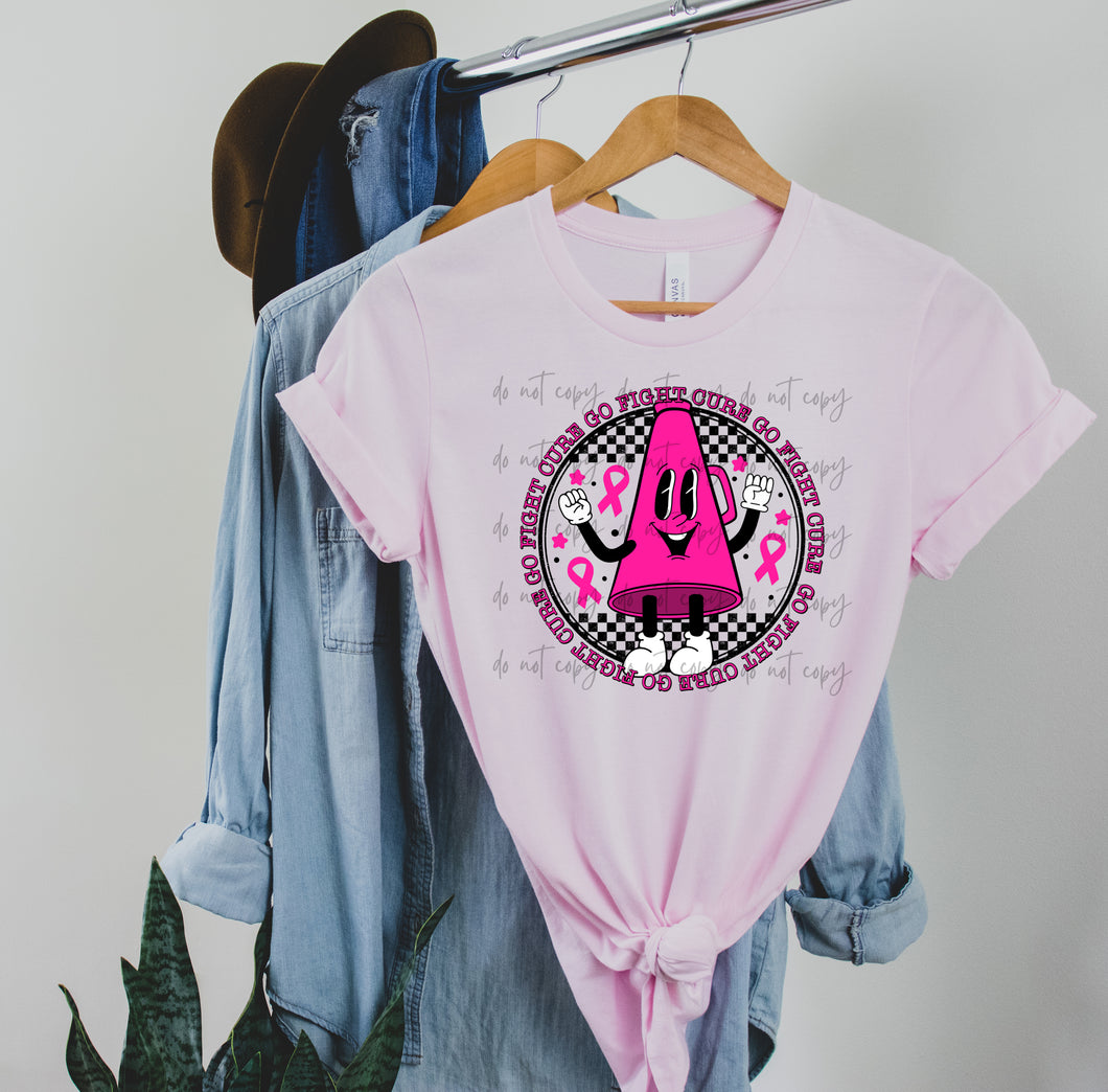 Go Fight Cure Pink TRANSFER