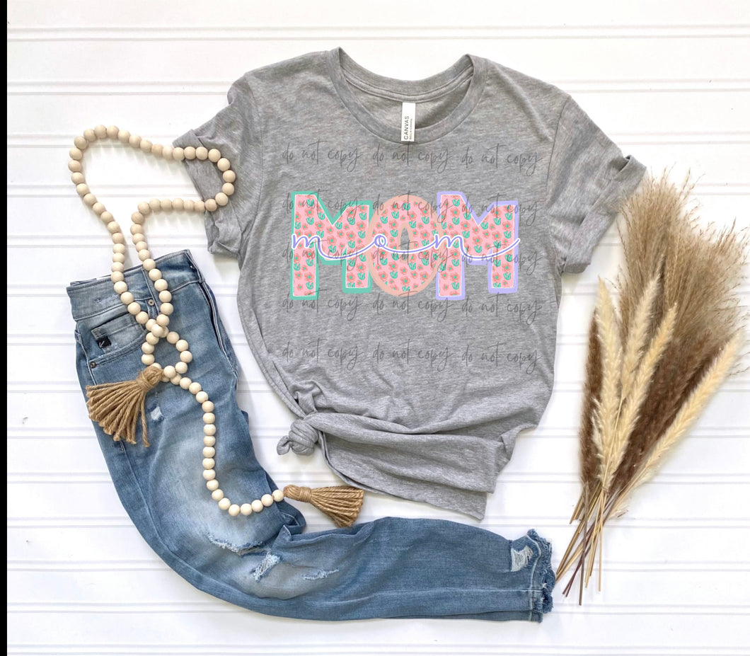 Sweet Floral Mom TRANSFER