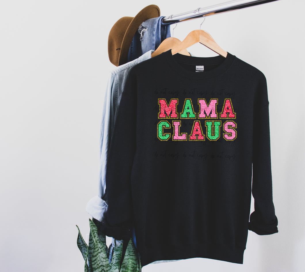 Mama Claus Letters TRANSFER