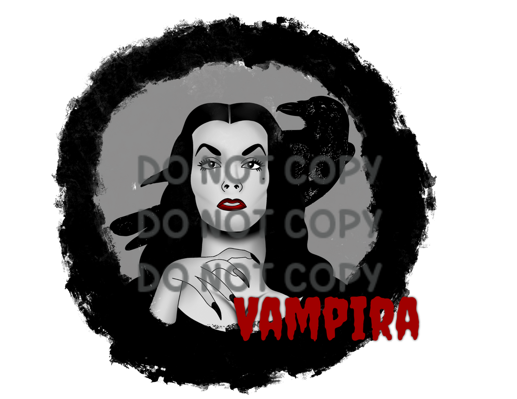 Vampire Halloween Sublimation Transfer