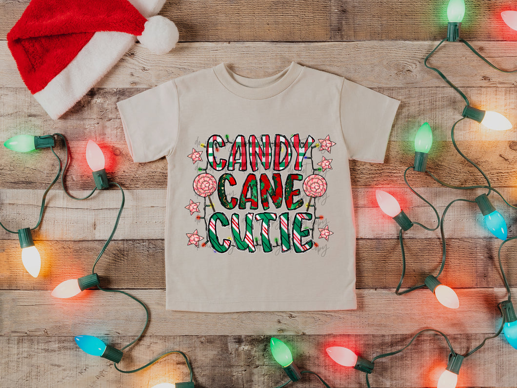 Candy Cane Cutie TRANSFER