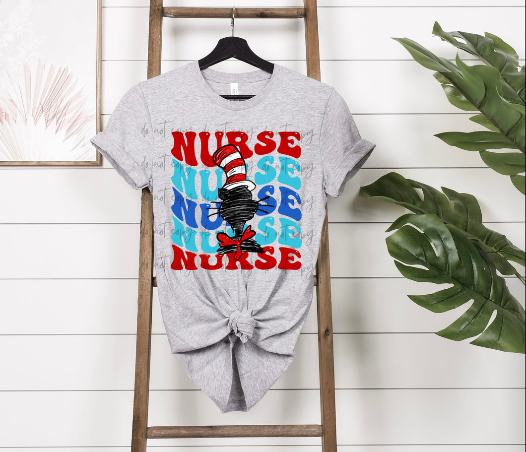 Crazy Cat Nurse Stacked TRANSFER