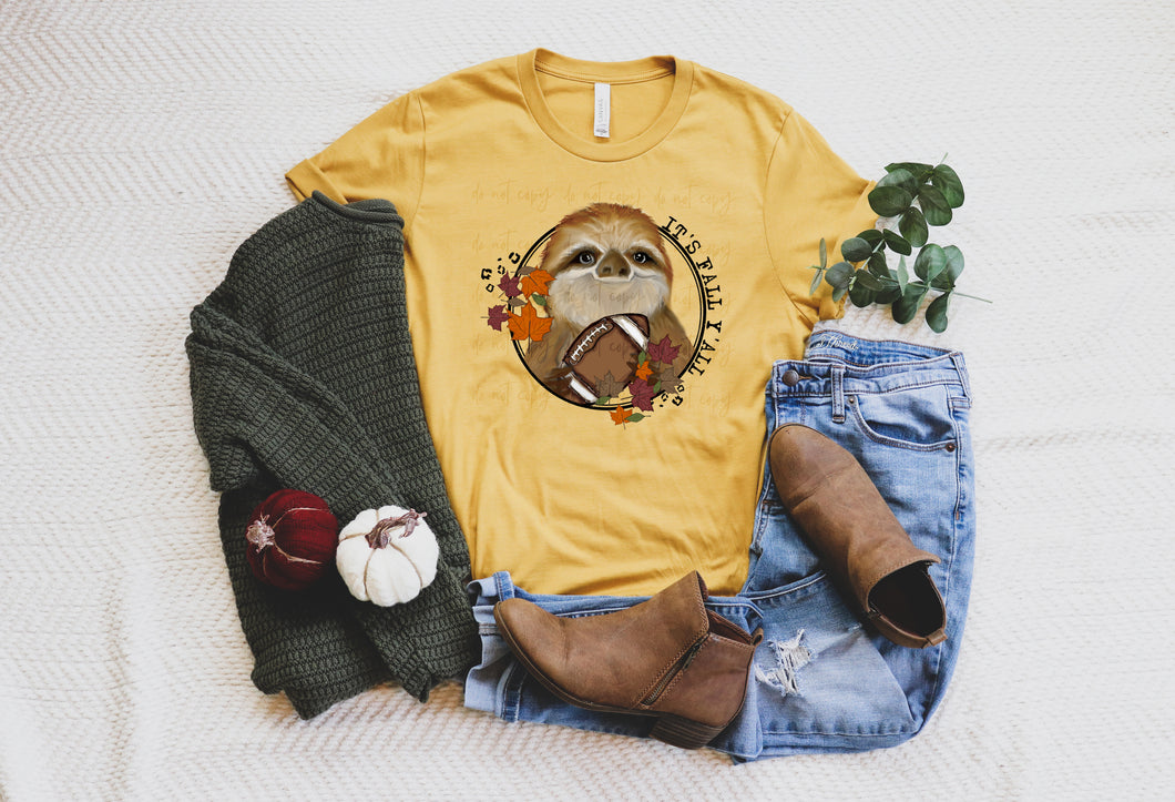 It’s Fall Y’all Sloth TRANSFER