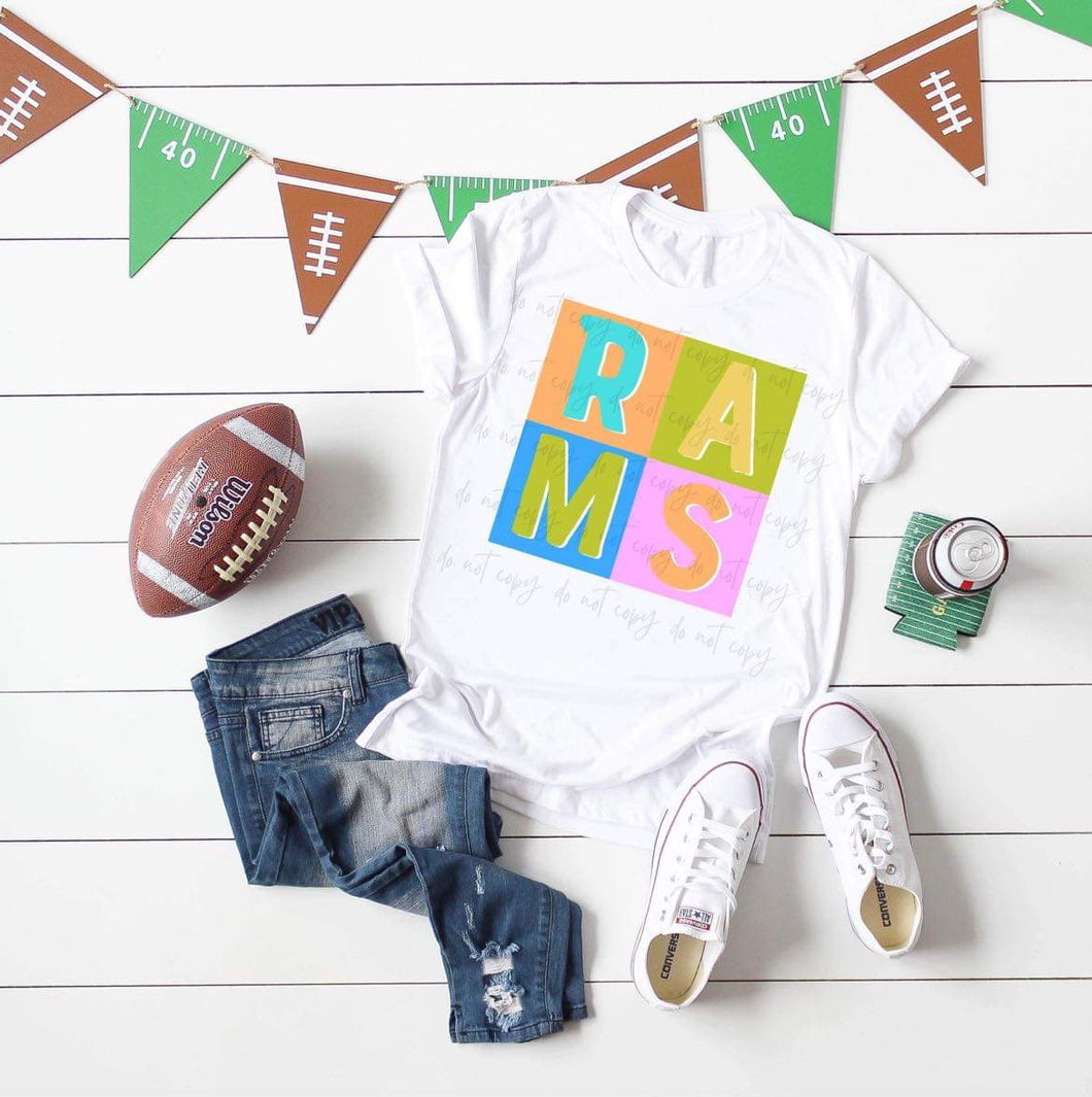 Rams Color Block TRANSFER
