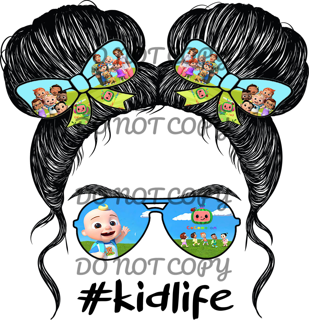 Kid life Girl Coco Sublimation Transfer