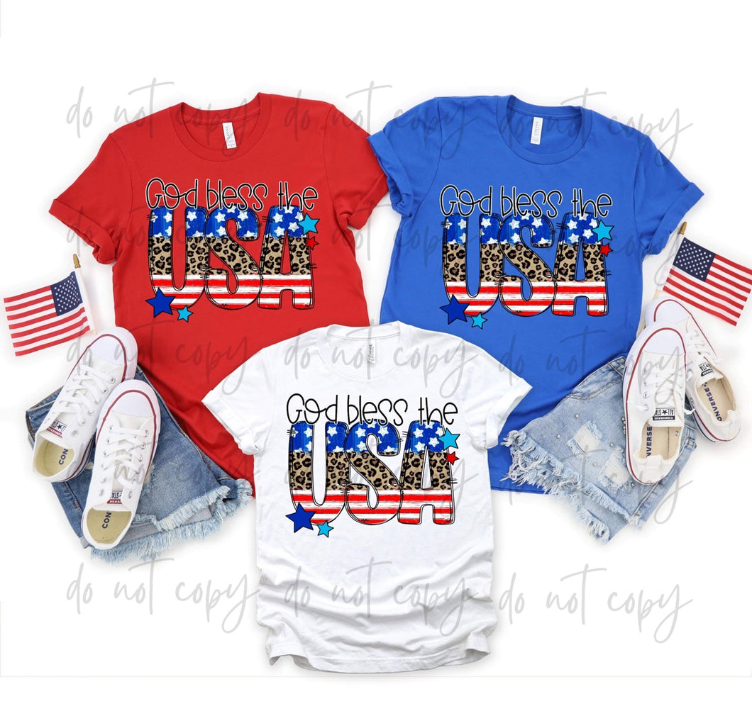 God Bless The USA HIGH HEAT SOFT SCREEN