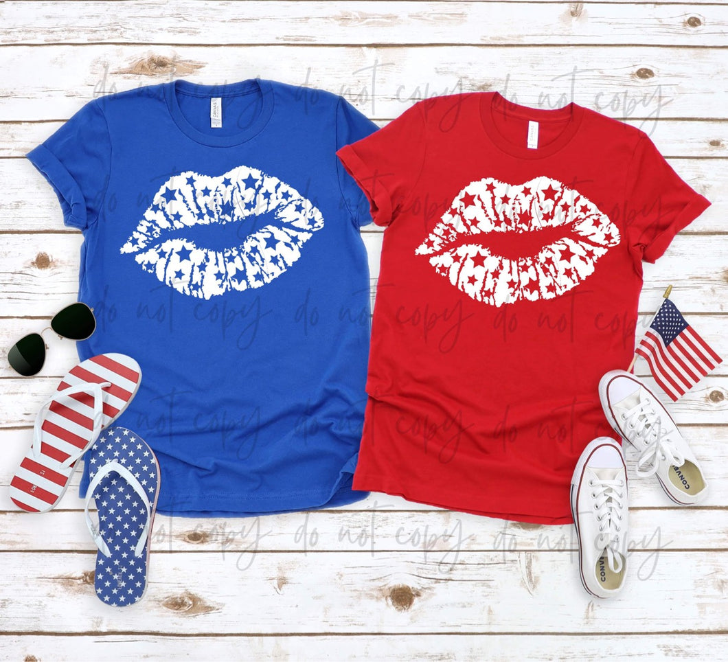 American Star Lips WHT SCREEN