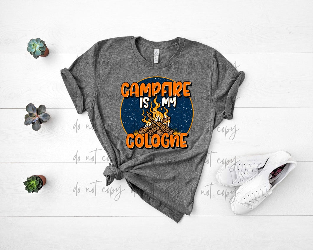 Campfire Is My Cologne TRANSFER