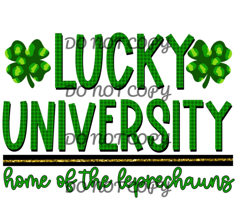 Lucky University Sublimation Transfer