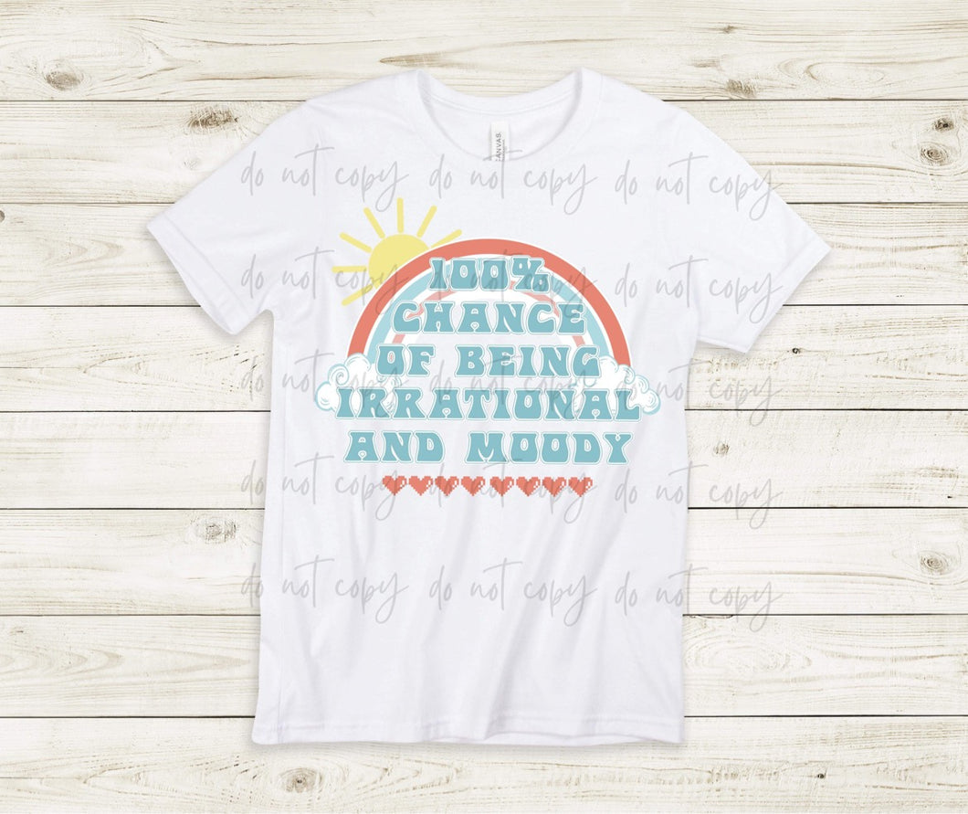 100% Chance Of Being Irrational And Moody TRANSFER