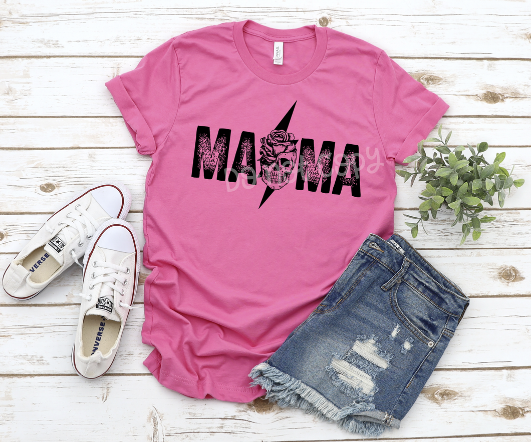 Mama Skull Head TRANSFER