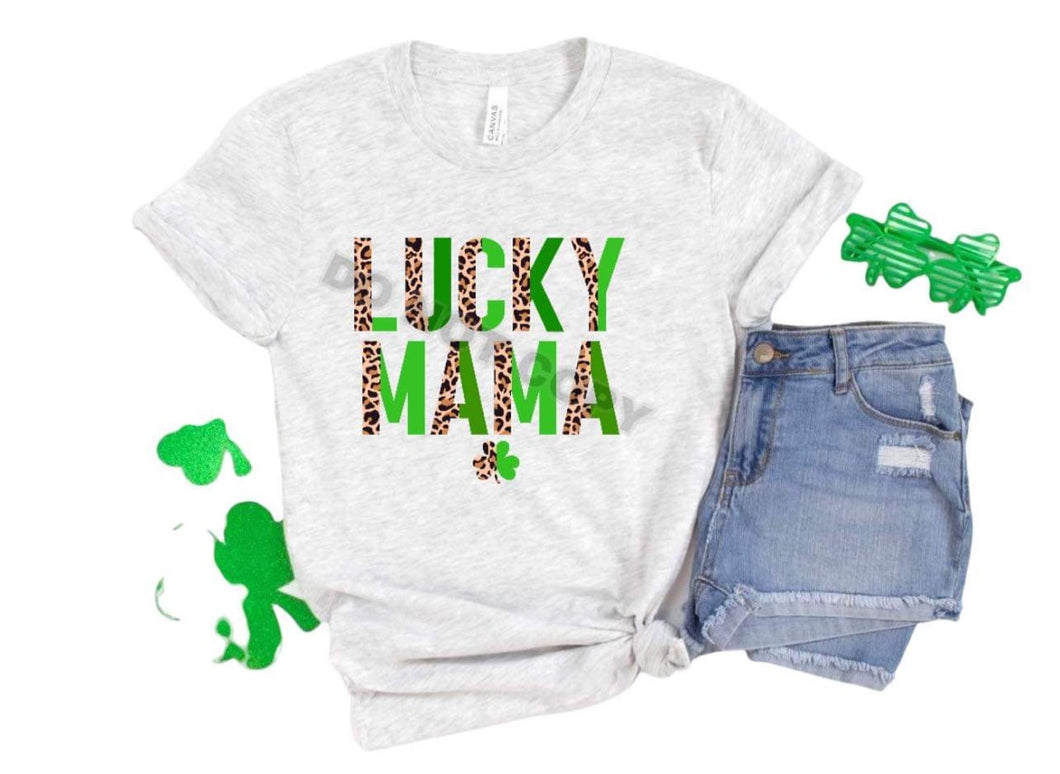 Lucky Mama Green Leopard TRANSFER