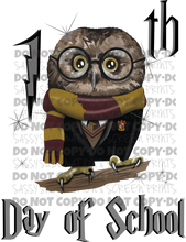Load image into Gallery viewer, 100th Day Of School HP Owl TRANSFER
