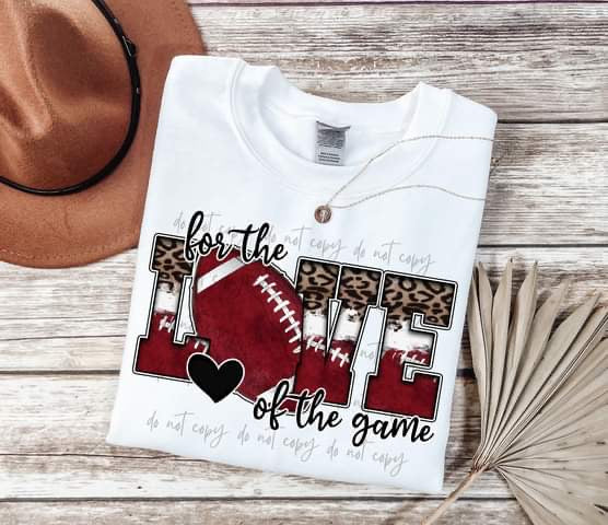 For The Love Of The Game Leopard Football TRANSFER