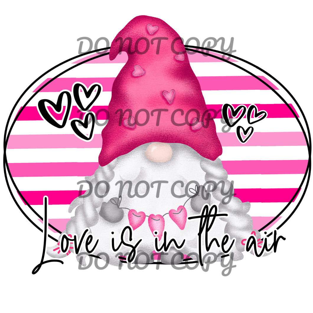 Valentines Love Is In The Air Sublimation Transfer