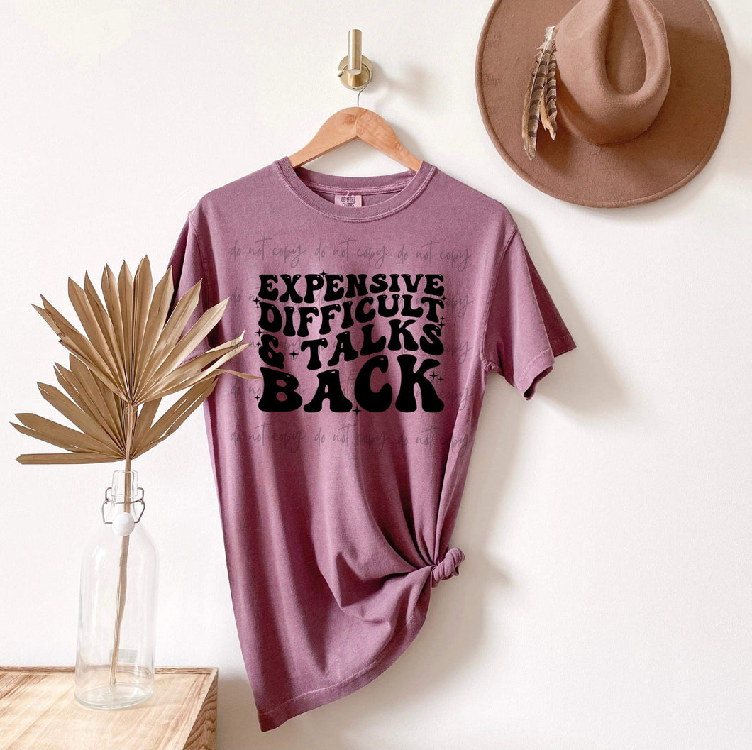 Expensive, Difficult & Talks Back SCREEN