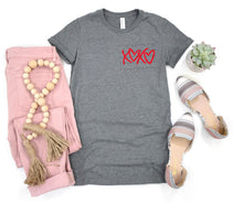 Load image into Gallery viewer, Red XoXo 4” PUFF SCREEN
