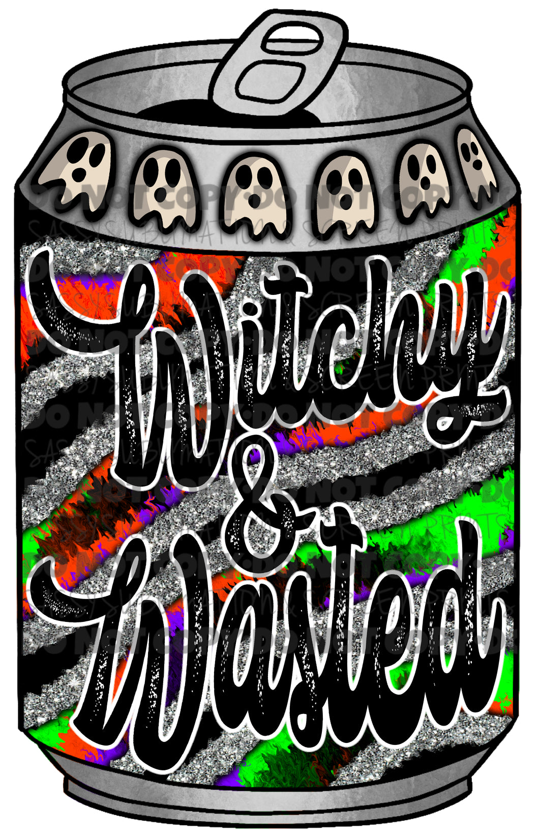 Witchy & Wasted Halloween Sublimation Transfer