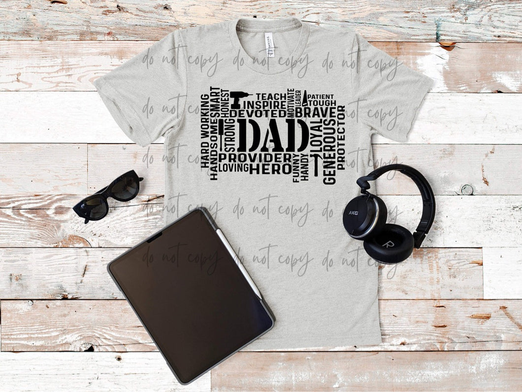 Dad Typography SCREEN