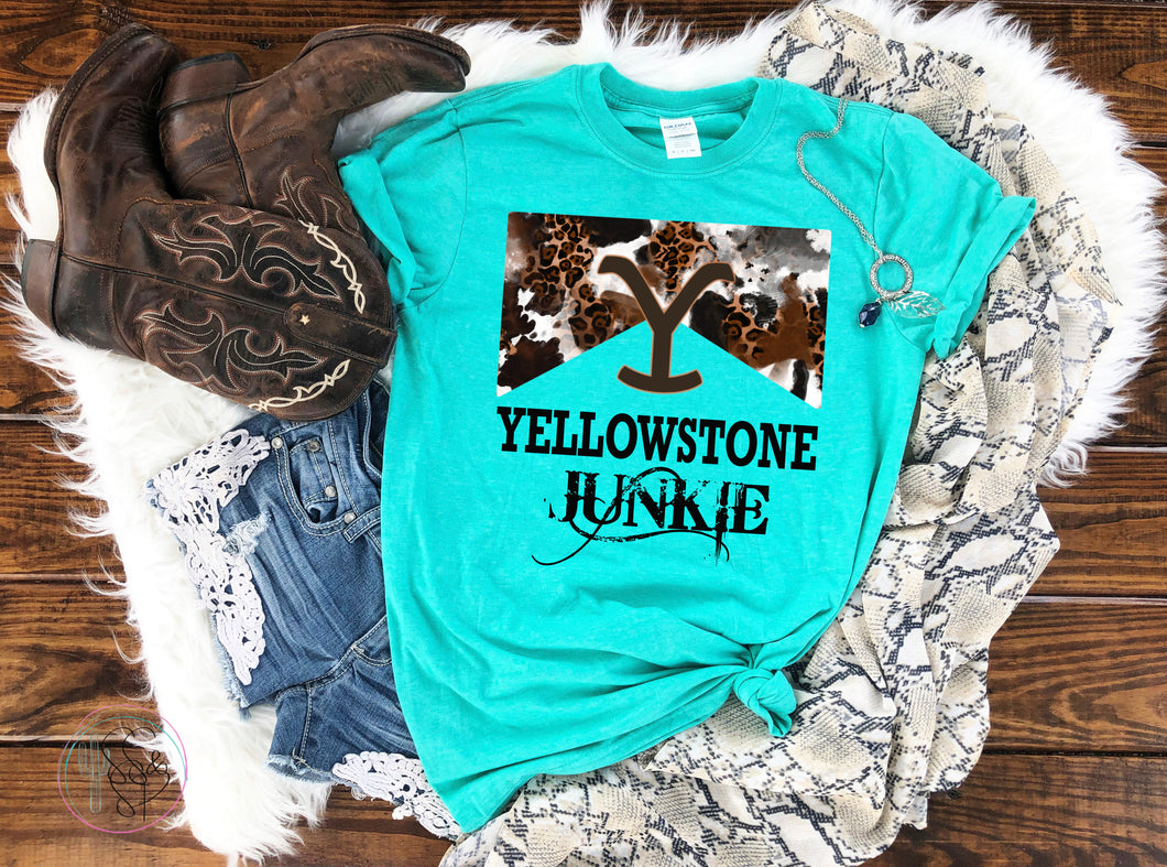 Yellowstone Junkie Leopard/Cow Print HIGH HEAT SOFT SCREEN