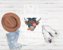 Load image into Gallery viewer, Patriotic Heifer HIGH HEAT SOFT SCREEN
