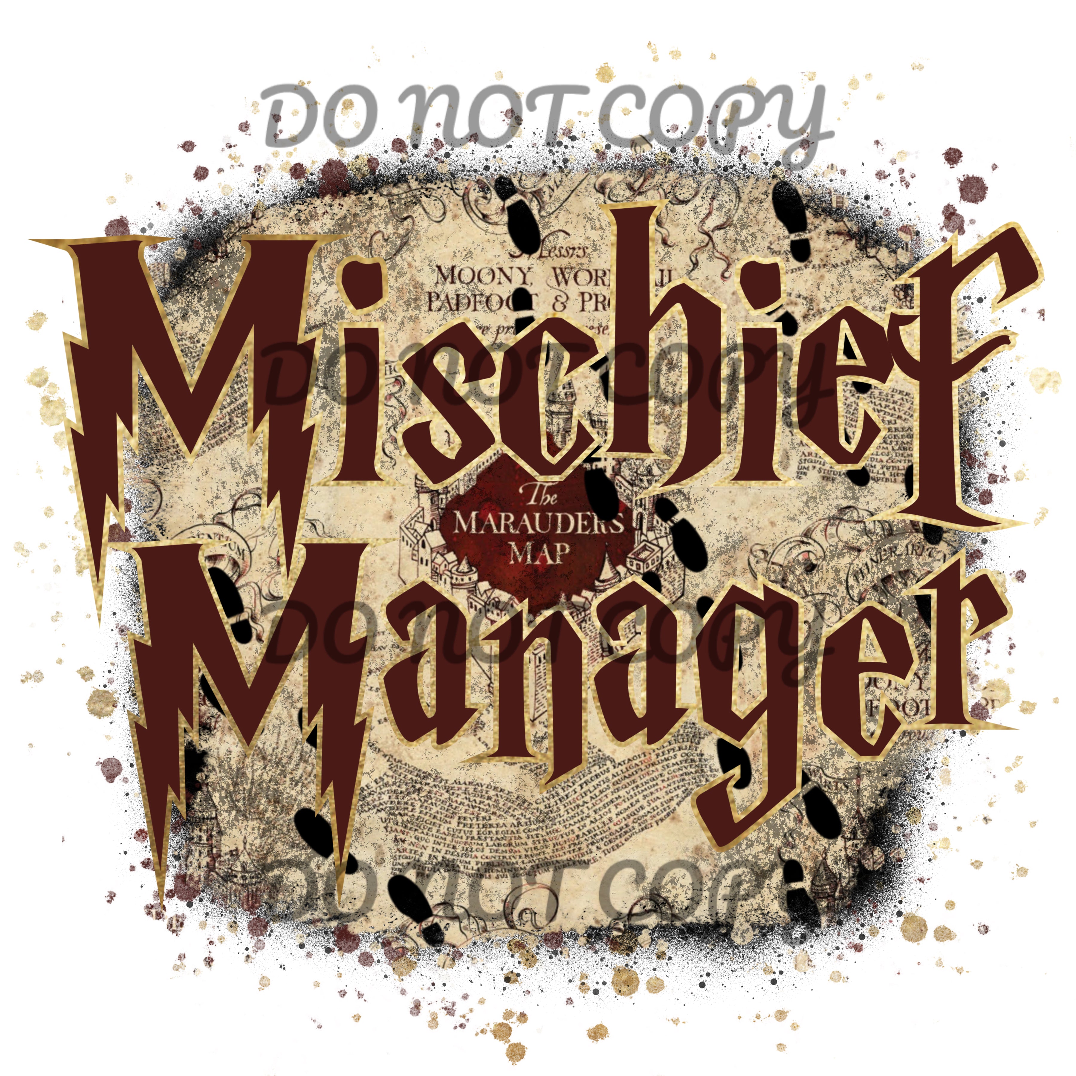 Mischief Manager Sublimation Transfer – Sassy Sublimation & Screen Prints